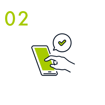 予約ボタンをタップ